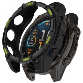   RMPACK TPU Tok Anti-Karcálló Garmin Fenix 8 47mm Hollow Style Keret – Fekete+Zöld