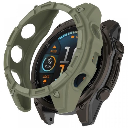 RMPACK TPU Tok Anti-Karcálló Garmin Fenix 8 47mm Hollow Style Keret – Dzsunka Zöld