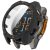 RMPACK PC Keretes Tok Edzett Üveg Fóliával Garmin Fenix 8 47mm – Fekete+Narancs