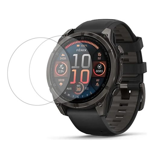 RMPACK 2 db Edzett Üveg Képernyővédő Garmin Fenix 8 47mm 2.5D HD