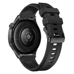   RMPACK 22mm Szilikon Óraszíj Fekete Csattal, Függőlegesen Csíkozott - Huawei Watch GT 6 / 5 / 4 46mm / Samsung Galaxy Watch3 45mm - Fekete