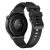 RMPACK 22mm Szilikon Óraszíj Fekete Csattal, Függőlegesen Csíkozott - Huawei Watch GT 6 / 5 / 4 46mm / Samsung Galaxy Watch3 45mm - Fekete