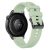 RMPACK 22mm Szilikon Óraszíj Fekete Csattal, Függőlegesen Csíkozott - Huawei Watch GT 6 / 5 / 4 46mm / Samsung Galaxy Watch3 45mm - Világoszöld