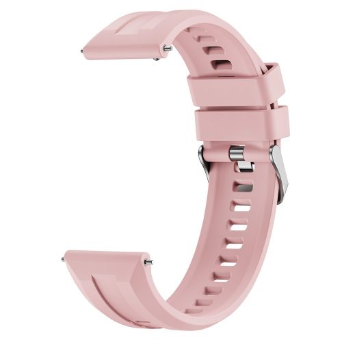 RMPACK 22mm Szilikon Óraszíj - Huawei Watch GT 6 46mm / Garmin Forerunner 570 / 970 / 265 / 255 / 745 47mm - Rózsaszín