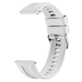   RMPACK 22mm Szilikon Óraszíj - Huawei Watch GT 6 46mm / Garmin Forerunner 570 / 970 / 265 / 255 / 745 47mm - Fehér