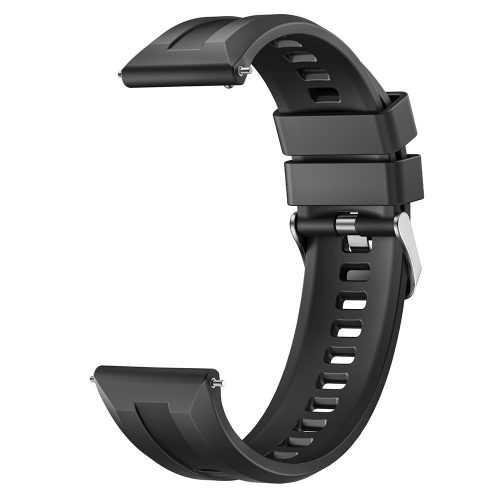 RMPACK 22mm Szilikon Óraszíj - Huawei Watch GT 6 46mm / Garmin Forerunner 570 / 970 / 265 / 255 / 745 47mm - Fekete