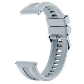   RMPACK 22mm Szilikon Óraszíj - Huawei Watch GT 6 46mm / Garmin Forerunner 570 / 970 / 265 / 255 / 745 47mm - Világosszürke