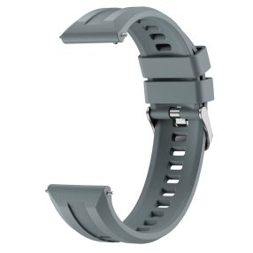   RMPACK 22mm Szilikon Óraszíj - Huawei Watch GT 6 46mm / Garmin Forerunner 570 / 970 / 265 / 255 / 745 47mm - Sötétszürke