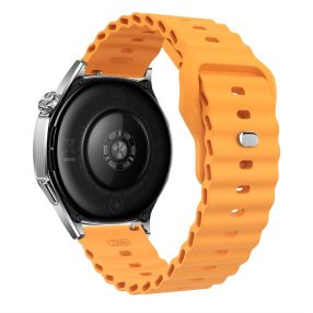   RMPACK 22mm Ocean Szilikon Óraszíj - Huawei Watch GT 6 / GT 5 / GT 5 Pro 46mm - Sárga