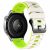 RMPACK 22mm Kétszínű Páncél Mintás Szilikon Óraszíj - Huawei Watch GT 6 / 5 / 5 Pro / 4 46mm - Csillagfény / Zöld