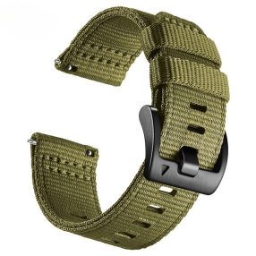   RMPACK 22mm Szőtt Nylon Óraszíj Tűcsattal - Huawei Watch GT 6 46mm - Katonai Zöld