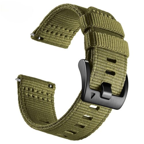 RMPACK 22mm Szőtt Nylon Óraszíj Tűcsattal - Huawei Watch GT 6 46mm - Katonai Zöld