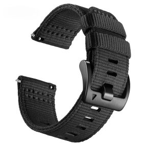   RMPACK 22mm Szőtt Nylon Óraszíj Tűcsattal - Huawei Watch GT 6 46mm - Fekete