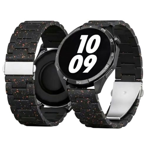 RMPACK 22mm MixedColor Mintás PC Pótszíj - Huawei Watch GT 6 / GT 5 Pro / GT 5 46mm - Fekete