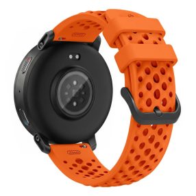   RMPACK 22mm HollowStyle Lyukacsos Szilikon Óraszíj - Huami Amazfit Active Max / Huawei Watch GT 6 / GT 5 46mm - Narancssárga