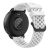 RMPACK 22mm HollowStyle Lyukacsos Szilikon Óraszíj - Huami Amazfit Active Max / Huawei Watch GT 6 / GT 5 46mm - Fehér