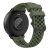 RMPACK 22mm HollowStyle Lyukacsos Szilikon Óraszíj - Huami Amazfit Active Max / Huawei Watch GT 6 / GT 5 46mm - Katonai Zöld