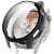 RMPACK Kemény PC Óratok Edzett Üveg Kijelzővédővel - Huawei Watch GT 6 46mm - Fekete