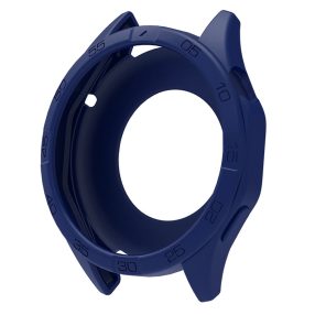   RMPACK Karcálló Szilikon Védőtok Számlap Kerettel - Huawei Watch GT 6 / GT 5 / GT 4 46mm - Sötétkék