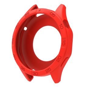   RMPACK Karcálló Szilikon Védőtok Számlap Kerettel - Huawei Watch GT 6 / GT 5 / GT 4 46mm - Piros