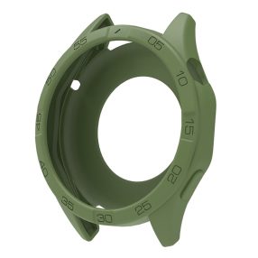   RMPACK Karcálló Szilikon Védőtok Számlap Kerettel - Huawei Watch GT 6 / GT 5 / GT 4 46mm - Zöld