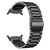 RMPACK Galvanizált fém óraszíj (3-szemes) Samsung Galaxy Watch 8 / 8 Classic (40/44/46mm) - Fekete
