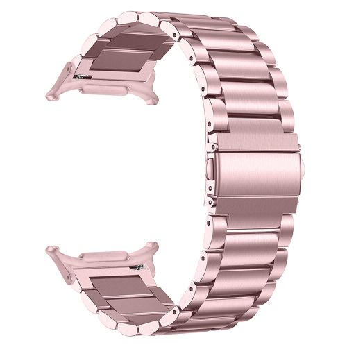 RMPACK Galvanizált fém óraszíj (3-szemes) Samsung Galaxy Watch 8 / 8 Classic (40/44/46mm) - Rozé Pink