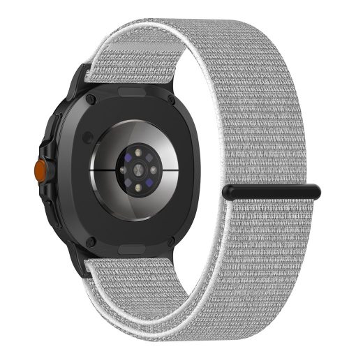 RMPACK Tépőzáras fonott nylon óraszíj Samsung Galaxy Watch 8 / 8 Classic (40/44/46mm) - Kagyló szín