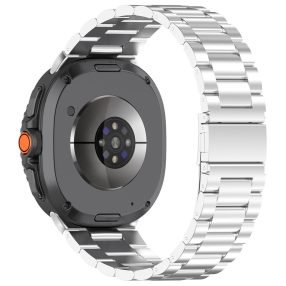   RMPACK Rozsdamentes acél óraszíj (3-szemes) Samsung Galaxy Watch 8 / 8 Classic (40/44/46mm) - Ezüst