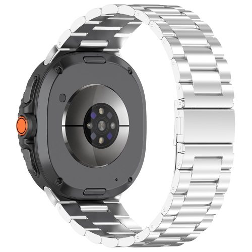 RMPACK Rozsdamentes acél óraszíj (3-szemes) Samsung Galaxy Watch 8 / 8 Classic (40/44/46mm) - Ezüst