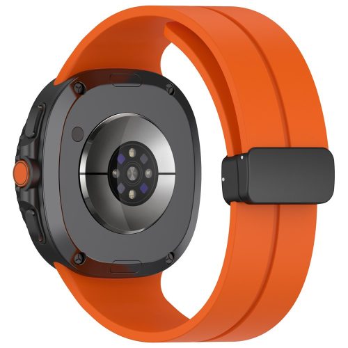 RMPACK Sport Style szilikon óraszíj Samsung Galaxy Watch 8 / 8 Classic (40/44/46mm) - Narancssárga