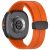 RMPACK Sport Style szilikon óraszíj Samsung Galaxy Watch 8 / 8 Classic (40/44/46mm) - Narancssárga