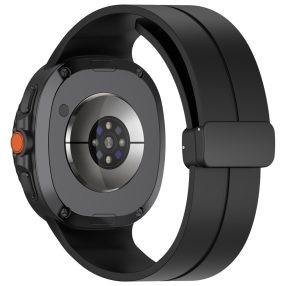   RMPACK Sport Style szilikon óraszíj Samsung Galaxy Watch 8 / 8 Classic (40/44/46mm) - Fekete