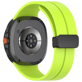   RMPACK Sport Style szilikon óraszíj Samsung Galaxy Watch 8 / 8 Classic (40/44/46mm) - Lime zöld