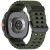 RMPACK Kétszínű szilikon óraszíj Samsung Galaxy Watch 8 / 8 Classic (40/44/46mm) - Terepzöld / Fekete