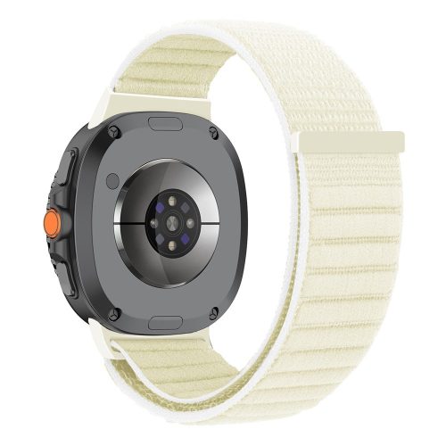RMPACK Hullámmintás fonott nylon óraszíj színazonos csatlakozóval Samsung Galaxy Watch 8 / 8 Classic (40/44/46mm) - Csillagfény
