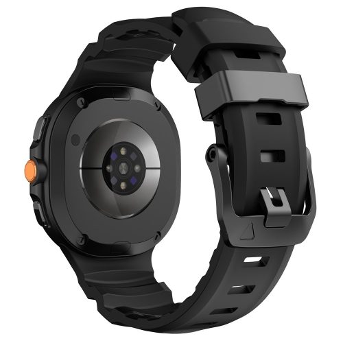 RMPACK Sport szilikon óraszíj Samsung Galaxy Watch 8 / 8 Classic (40/44/46mm) - Fekete