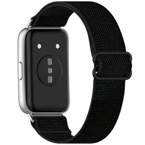 RMPACK Huawei Band 11 Pro / Band 11 Szilion Óraszíj Pótszíj Szövet Fekete