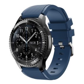   Samsung Gear S3 Frontier / Gear S3 Pótszíj - Óraszíj Trendy Sport Szilikon Kék