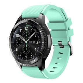   Samsung Gear S3 Frontier / Gear S3 Pótszíj - Óraszíj Trendy Sport Szilikon Cián