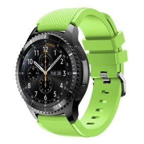   Samsung Gear S3 Frontier / Gear S3 Pótszíj - Óraszíj Trendy Sport Szilikon Világoszöld