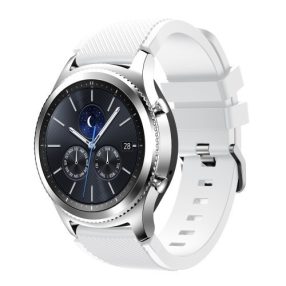  Samsung Gear S3 Frontier / Gear S3 Pótszíj - Óraszíj Trendy Sport Szilikon Fehér